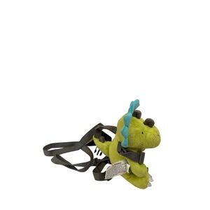 Goldbug Dinosaur Harness Buddy OS Green Plush Triceratops Safety Leash Kids